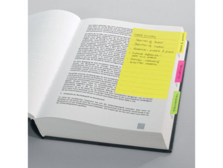 sigel Marque-page auto-adhésif Tab Marker Notes, papier