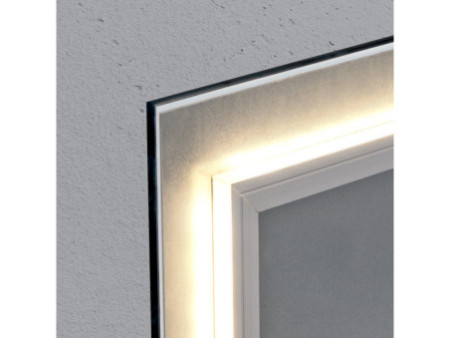 sigel Tableau magnétique en verre artverum LED light, carte