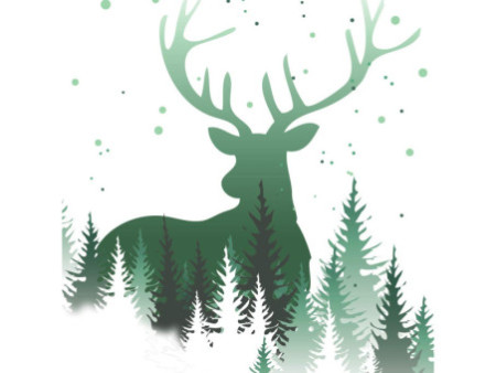 sigel Papier à motif de Noël 'Christmas Forest', A4, 90 g/m2