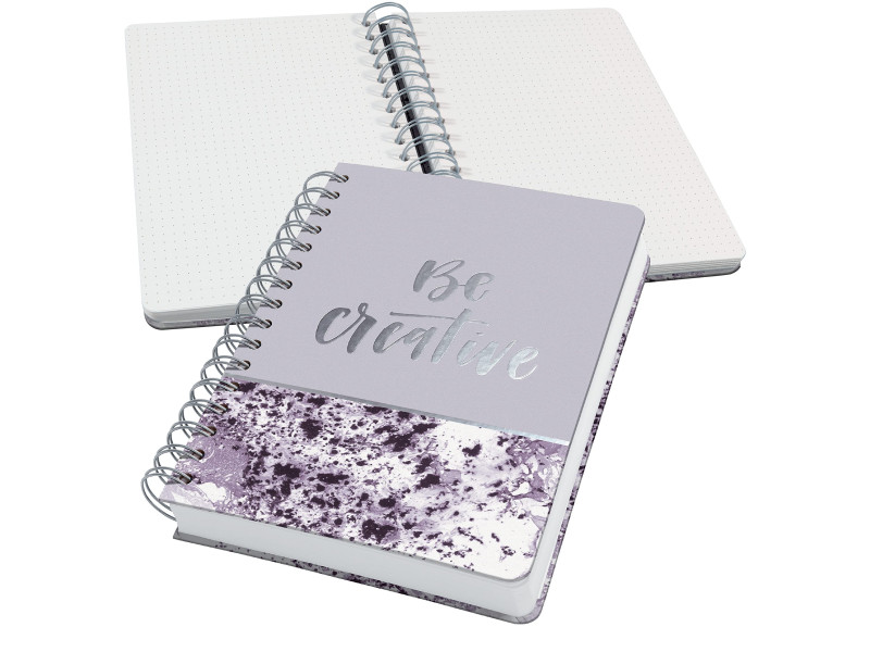 sigel Carnet à spirale Jolie Inspire 'Violet Marble', A5
