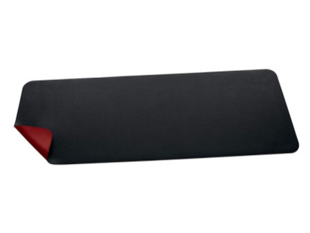 sigel Sous-main, similicuir, enroulable, noir/rouge