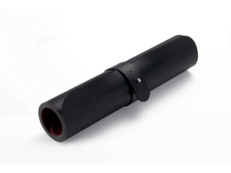sigel Sous-main, similicuir, enroulable, noir/rouge