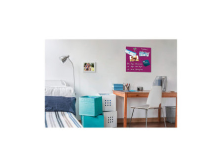Be!Board Tableau magnétique en verre (L)450x(H)450 mm,violet
