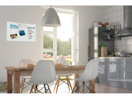 Be!Board Tableau magnétique en verre (L)600x(H)400 mm, blanc
