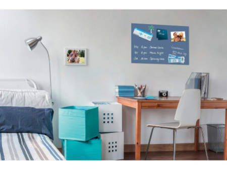 Be!Board Tableau magnétique en verre (L)600x(H)400 mm, bleu
