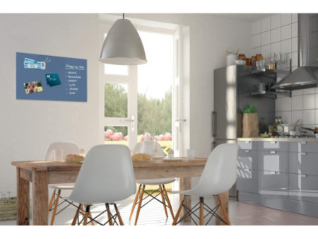 Be!Board Tableau magnétique en verre (L)600x(H)400 mm, bleu
