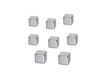 sigel Aimant en néodyme, dimensions: 10x10x10 mm, nickelé