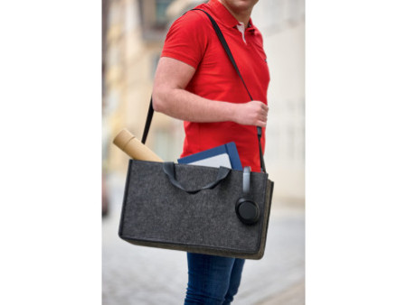 sigel Sac en feutre Business Desk Sharing Bag Classic L,gris