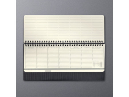 sigel Calendrier de table Conceptum, 2026, paysage, noir