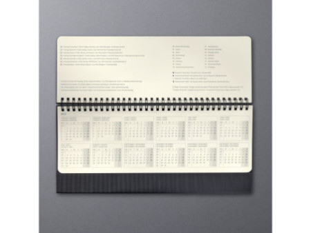 sigel Calendrier de table Conceptum, 2026, paysage, noir
