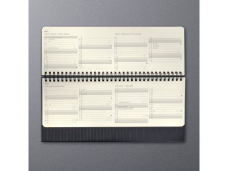 sigel Calendrier de table Conceptum, 2026, paysage, noir
