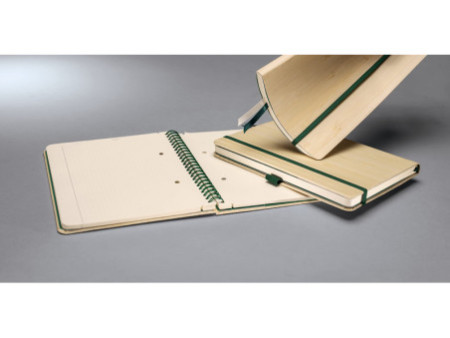 sigel Cahier à spirale Edition Conceptum Nature, A5, bambou