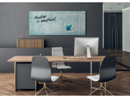 sigel Tableau magnétique en verre artverum Turquoise Wall