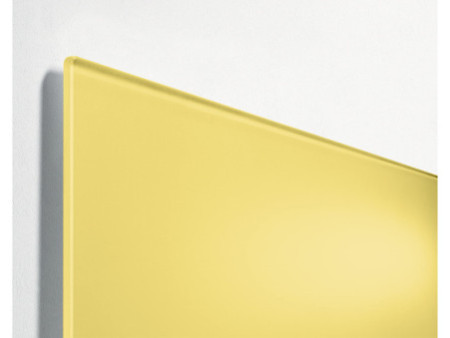 sigel Tableau magnétique en verre artverum, jaune pastel
