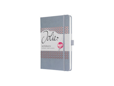 sigel Carnet de notes Jolie, similicuir, A5, gris