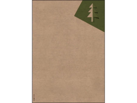sigel Set de papier à motif de Noël 'Cut-out style', A4