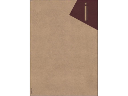 sigel Set de papier à motif de Noël 'Cut-out style', A4