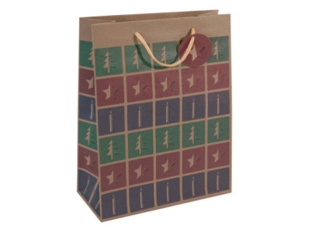 sigel Sac cadeau de Noël 'Cut-out style', grand