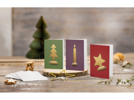 sigel Set de cartes de Noël 'Cut-out style', A6, pour