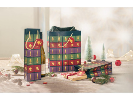 sigel Sac cadeau de Noël 'Cut-out style', petit