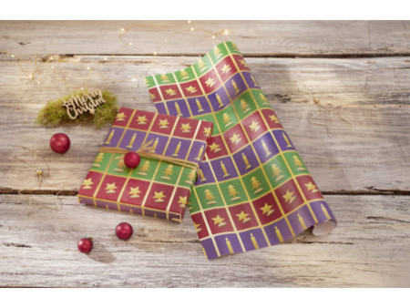 sigel Papier cadeau de Noël 'Cut-out-style', en rouleau