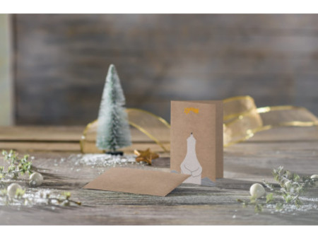 sigel Carte de Noël 'Polar bear with shooting star', A6