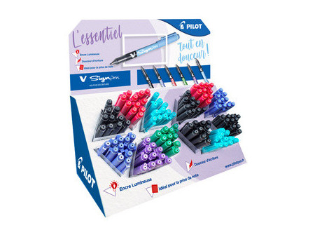PILOT Stylo feutre V Sign Pen, présentoir de 144