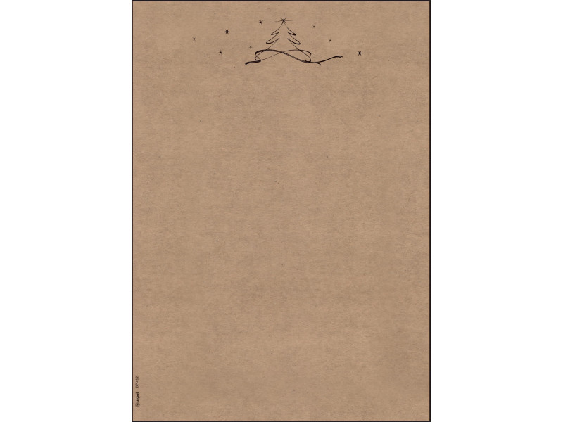 sigel Papier à motif de Noël 'Christmas tree', A4