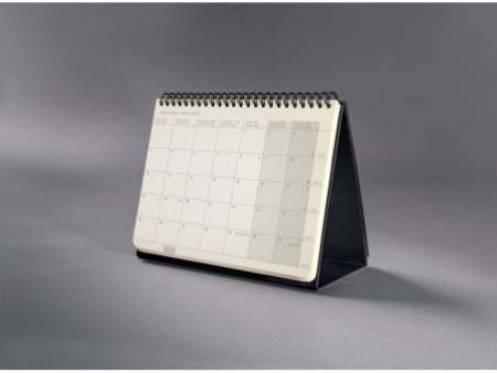 sigel Calendrier de table Conceptum 2026, env. A5, noir