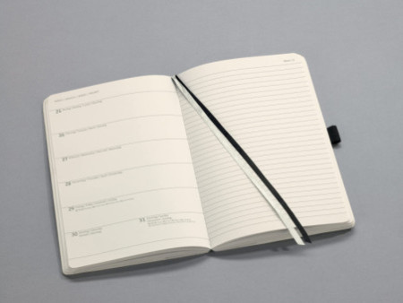 sigel Agenda planning Conceptum 2026, env. A5, noir