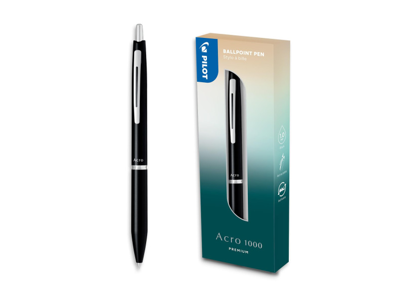 PILOT Stylo à bille ACRO 1000 PREMIUM, Black