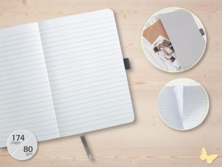 sigel Carnet de notes Jolie, similicuir, A5, violet