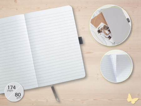 sigel Carnet de notes Jolie Beauty 'Apricot Jungle Fever' A5
