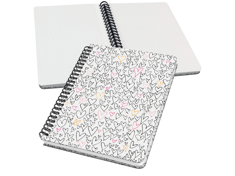 sigel Carnet à spirale Jolie Inspire 'Wild Hearts', A5