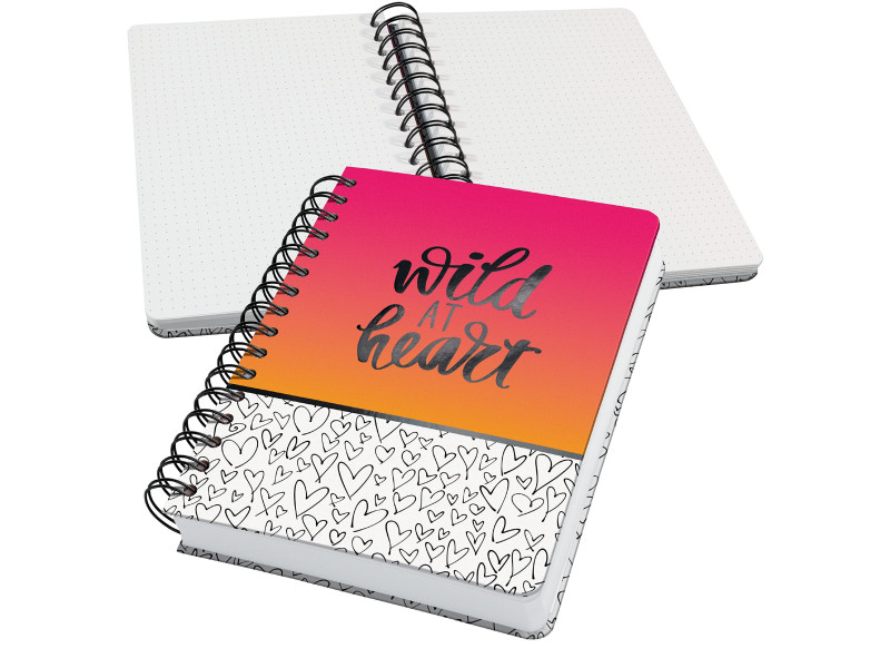 sigel Carnet à spirale Jolie Inspire 'Wild Hearts', A5