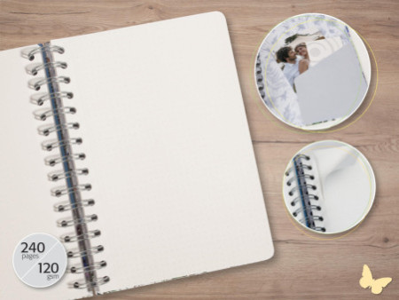 sigel Carnet à spirale Jolie Inspire 'Wild Hearts', A5