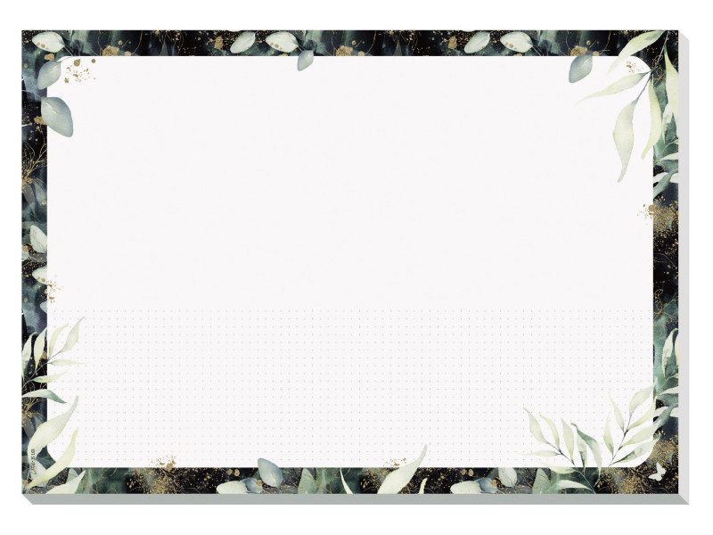 sigel Sous-main en papier Jolie 'Glamorous Leaves', A3