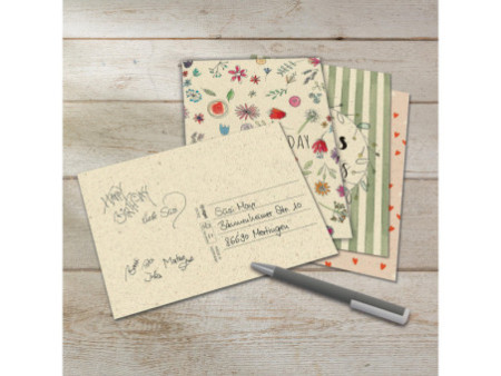 sigel Set cartes postales anniversaire Happy Grassy Birthday