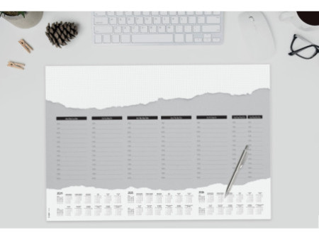 sigel Sous-main bloc papier 'Weelkly Planner', 595 x 410 mm