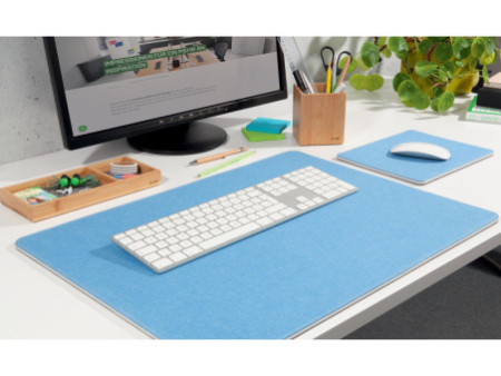 sigel Tapis de souris Eyestyle, bleu clair/gris foncé