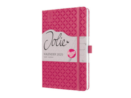 sigel Agenda de poche Jolie Flair 2026, A5, fuchsia