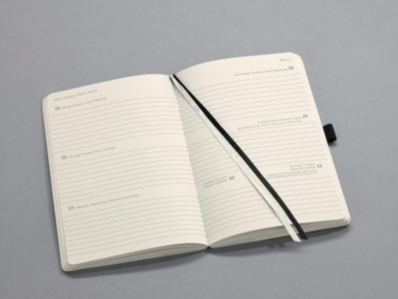 sigel Agenda planning Conceptum 2026, env. A5, noir