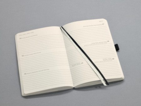sigel Agenda de poche Conceptum 2026, env. A6, noir