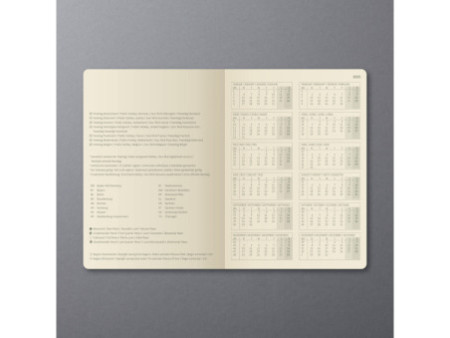 sigel Agenda de poche Conceptum 2026, env. A6, noir