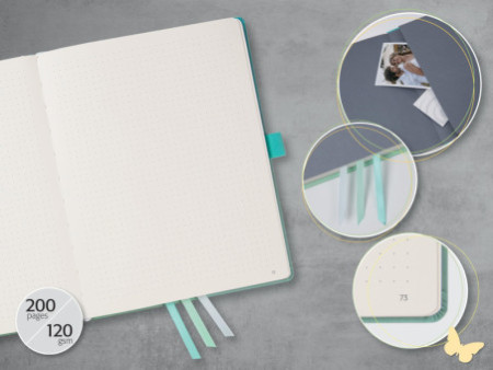 sigel Carnet BuJo Jolie 'Gradient Sea', A5+