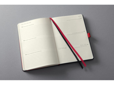 sigel Agenda de poche Conceptum 2026, env. A6, noir/rouge