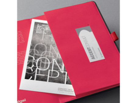 sigel Agenda planning Conceptum 2026, env. A5, noir/rouge