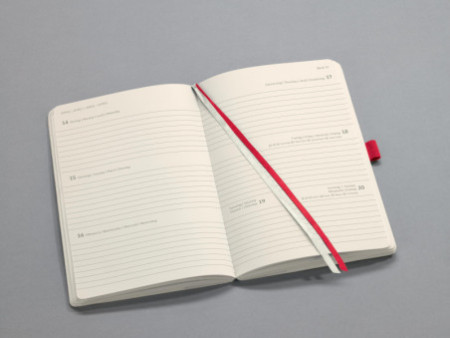 sigel Agenda de poche Conceptum 2026, env. A6, rouge