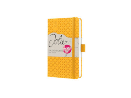 sigel Agenda de poche Jolie Flair 2026, A6, jaune