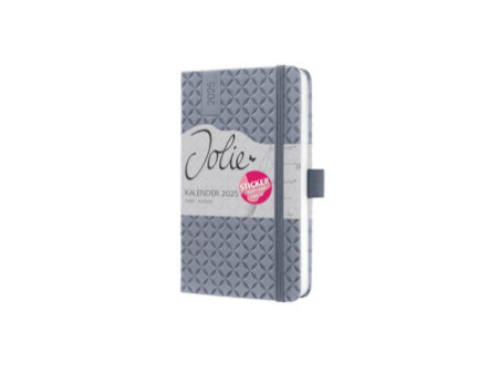 sigel Agenda de poche Jolie Flair 2026, A6, gris